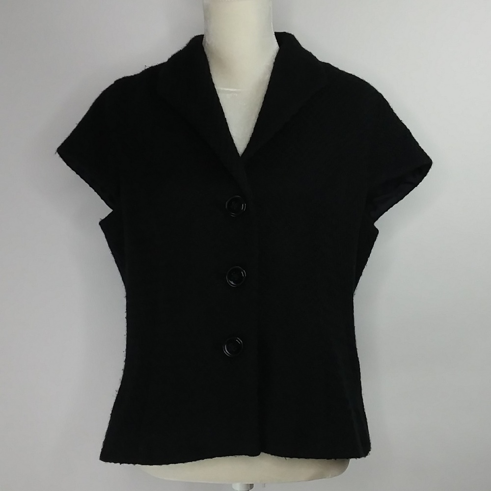 Black Professional Sleeveless Jacket NWT